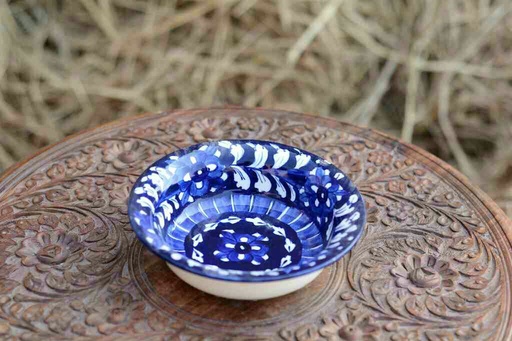 [PK0363-CF-BPO-026398] Blue Pottery Bowl