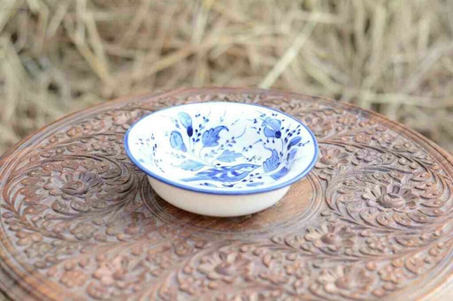 [PK0363-CF-BPO-026409] Blue Pottery Bowl