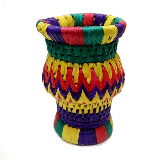 [PK0190-HM-PLN-002460] Basketry Vase