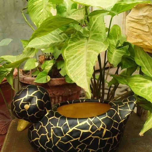 [PK8038-HM-PLN-027596] Hand Painted Clay Ducks