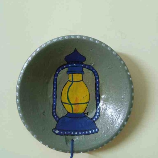 [PK7984-HM-WLH-027683] Wall Hanging Mitti Plate