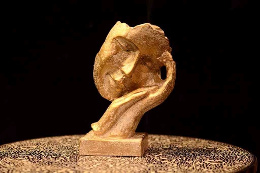 [PK0094-AR-SCU-028058] Abstract Human Fiber Collectible Sculpture Figurine Statue