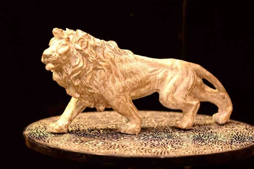 [PK0094-AR-SCU-028069] Lion Sculpture Fiber Animal Figurines