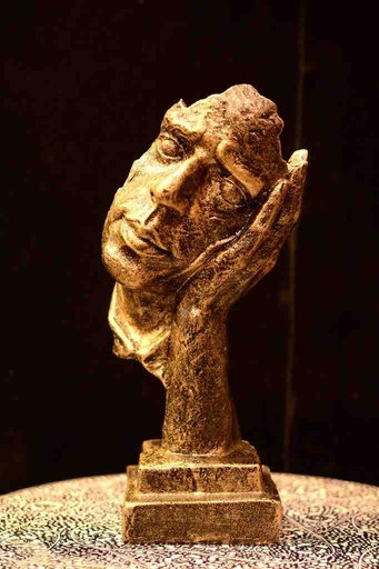 [PK0094-AR-SCU-028078] The Thinker Statue, Silence Sculpture
