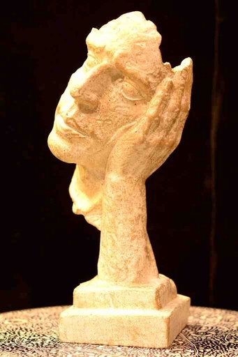 [PK0094-AR-SCU-028079] The Thinker Statue, Silence Sculpture