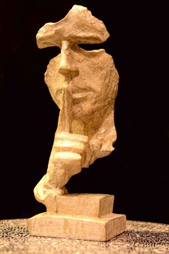[PK0094-AR-SCU-028080] The Thinker Statue, Silence Sculpture 