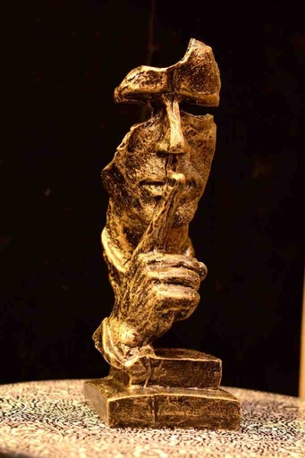 [PK0094-AR-SCU-028081] The Thinker Statue, Silence Sculpture