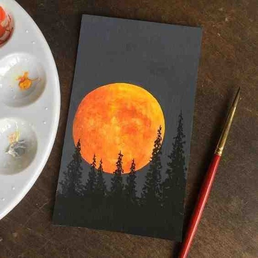 [PK5239-CF-ART-028125] Sunset Skym Painting