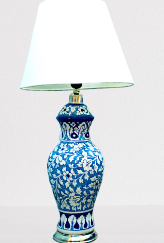 [PK8386-HM-LMP-028330] Azure Tall Lamp w Shade