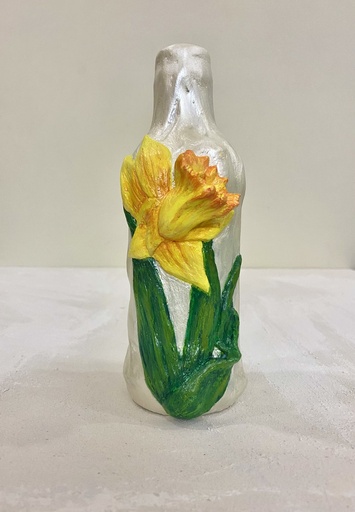 [PK8392-AR-ACR-028363] Daffodil Bottle Art