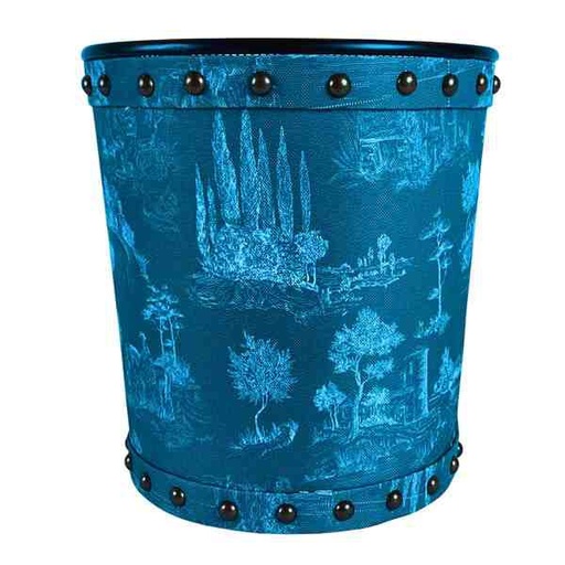 [PK8389-HM-BED-028442] Toile Grey Dustbin