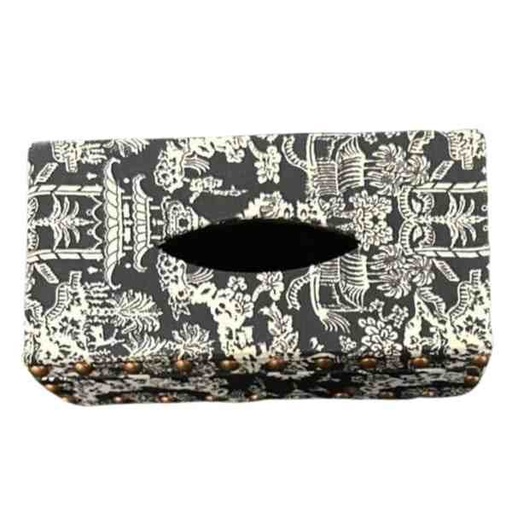 [PK8389-HM-BED-028451] Chinese Black Tissue Box