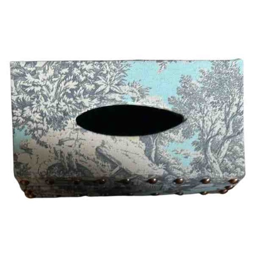 [PK8389-HM-BED-028454] Light Blue Tissue Box