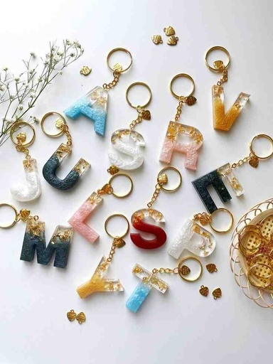 [PK5239-AR-SCU-028566] Resin Art Key Chain