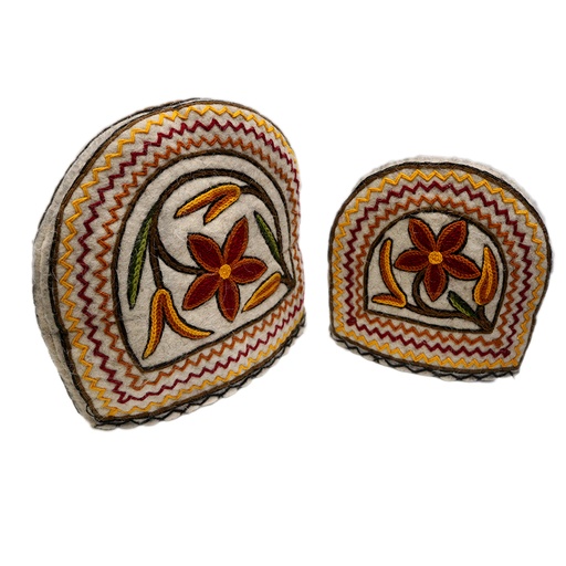 [PK0208-HM-KIT-002614] Hand Embroidery Tea Cozy set