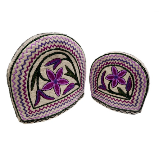 [PK0208-HM-KIT-002620] Hand Embroidery Tea Cozy set