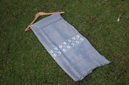 [PK8668-CM-SHW-029028] Swati Khaddi Embroidered Wool Shawl