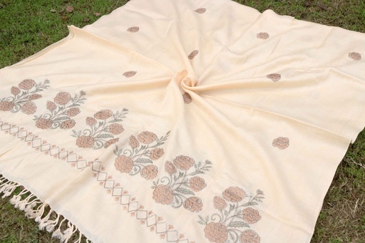 [PK8668-CM-SHW-029034] Swati Khaddi Embroidered Wool Shawl