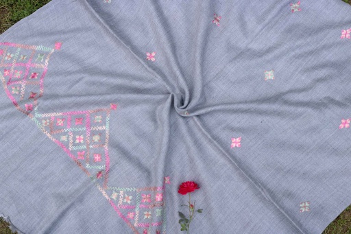 [PK8668-CM-SHW-029035] Swati Khaddi Embroidered Wool Shawl