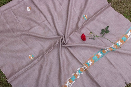 [PK8668-CM-SHW-029052] Swati Khaddi Embroidered Wool Shawl