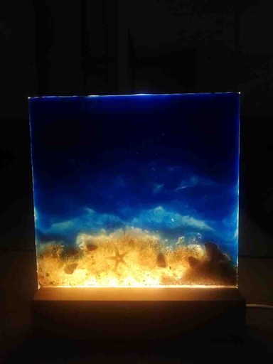 [PK4119-HM-LMP-029298] Themed Resin LED Lamp 