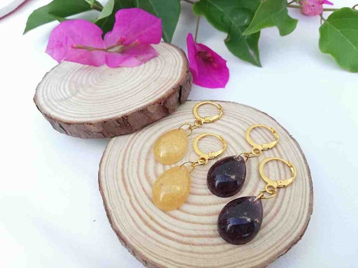 [PK4119-JW-EAR-029300] Teardrop Earrings 