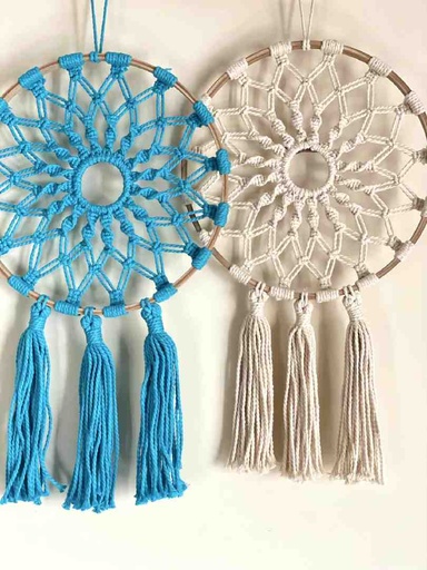 [PK9172-HM-WLH-029640] Macrame Dream Catcher
