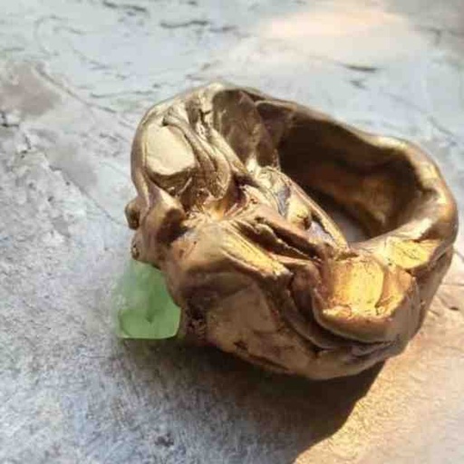 [PK5419-JW-RNG-029685] Hand sculpted ring 