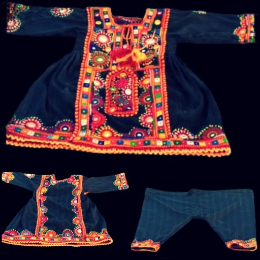 [PK9544-CK-DRE-029791] Balochi Dress
