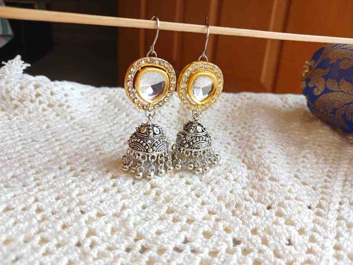 [PK3311-JW-EAR-029945] Kundan style earrings 