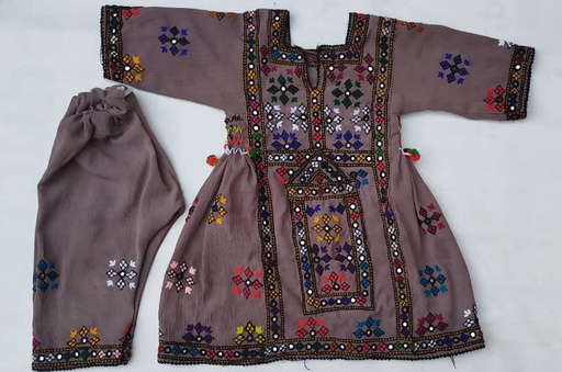 [PK9641-CK-DRE-029949] Shirt dress/ baby dress