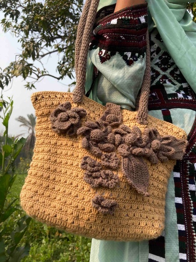 [PK9827-BG-SHO-030111] Hand-Woven Purse
