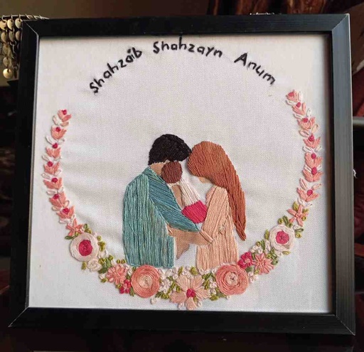 [PK4905-CF-GEN-030174] embroidered portrait 