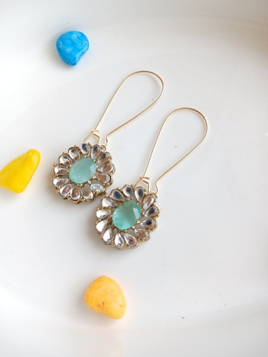 Kundan style earrings
