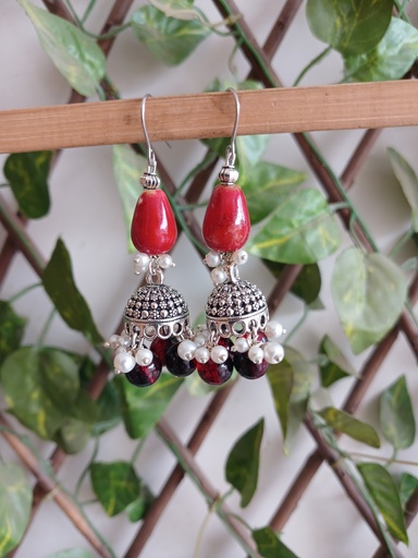 Ceramic beads earrings