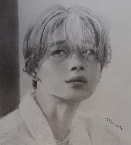 ENHYPEN NI-KI Graphite Portrait ORANGE BLOOD (Kalpa ver.)