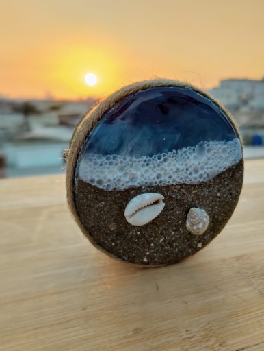 Ocean themed resin box