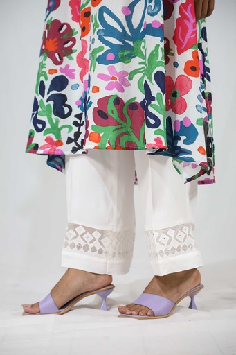 [T-11-24] Mukaish Applique trouser