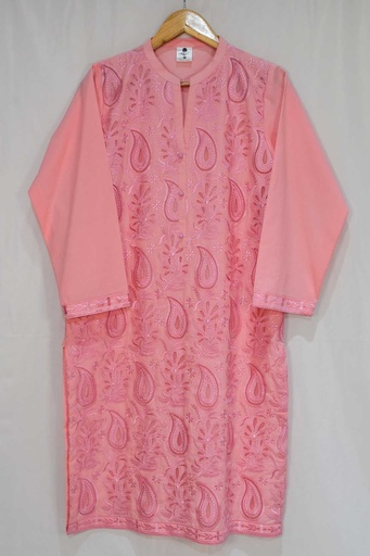 [7] Pink CutWork Kurta