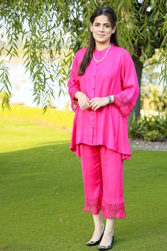 [660-KP-23] Blush - 2 pieces Linen Suit