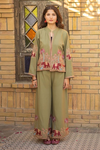 [2-Jacket-24] Olive Traditional Jackets