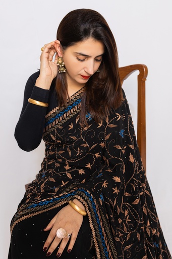 [2-Saree-25] Silk Kantha Saree