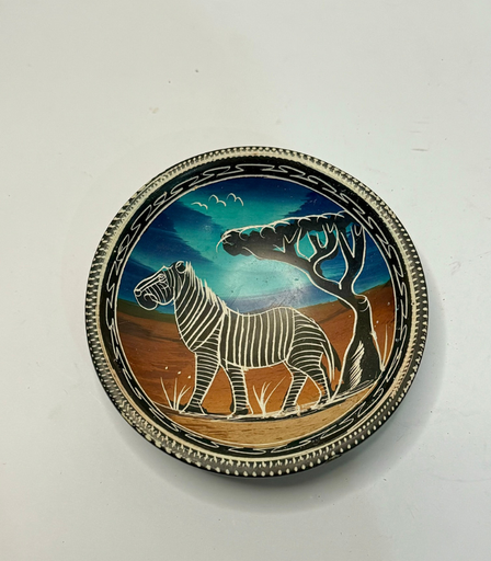 [nan] Vintage Handwoven Round Weed Clutch