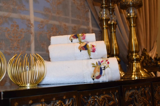 [VC-EG-T-21] T-21 White Towels Set of 3