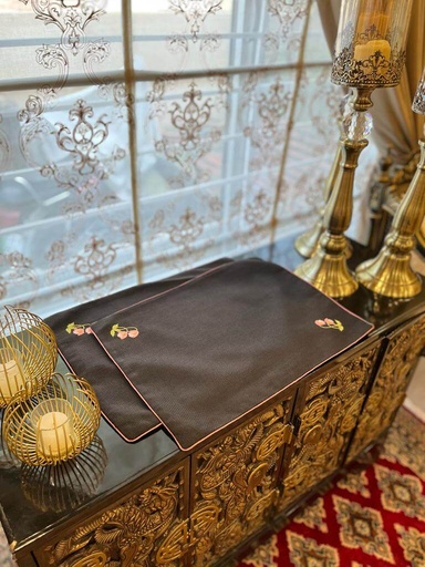 [VC-EG-TM-3] TM-3 Black Jute Tray Mats