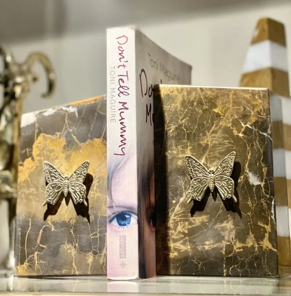 [VC-RAKH-107] Butterfly Marble Bookends