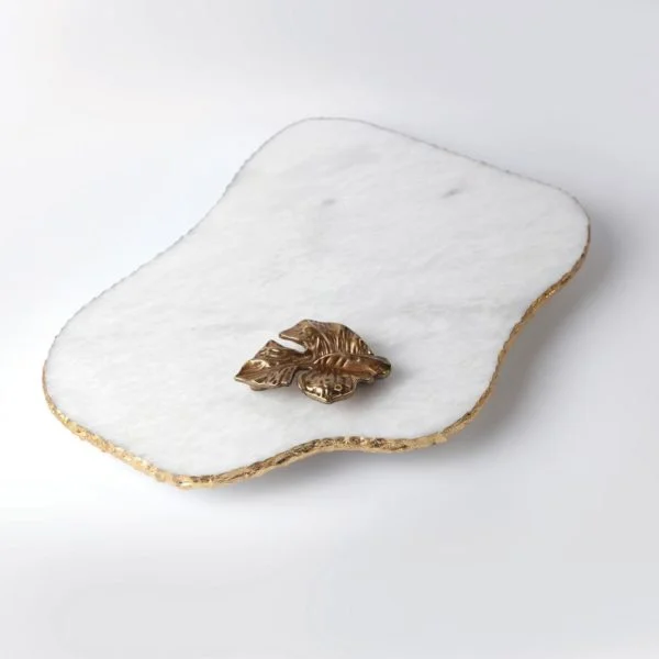 [VC-RAKH-MP-AB-10105] Abstract Platter – White