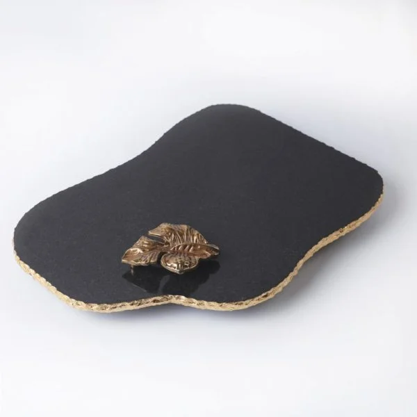 [VC-RAKH-MP-AB-10104] Abstract Platter – Black