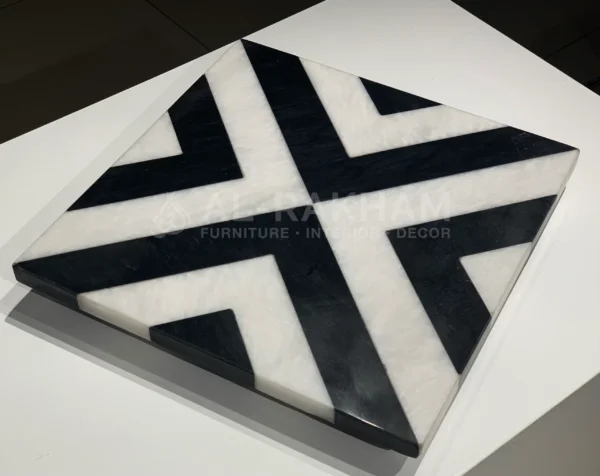 [VC-RAKH-MT-MC-10101] Marble Tray – Monochrome