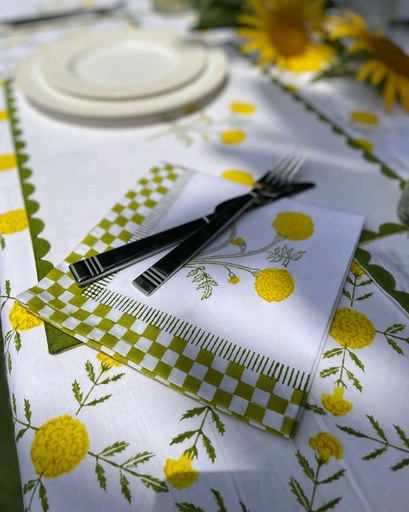 [VC-CALC-078] Marigold Napkin Set